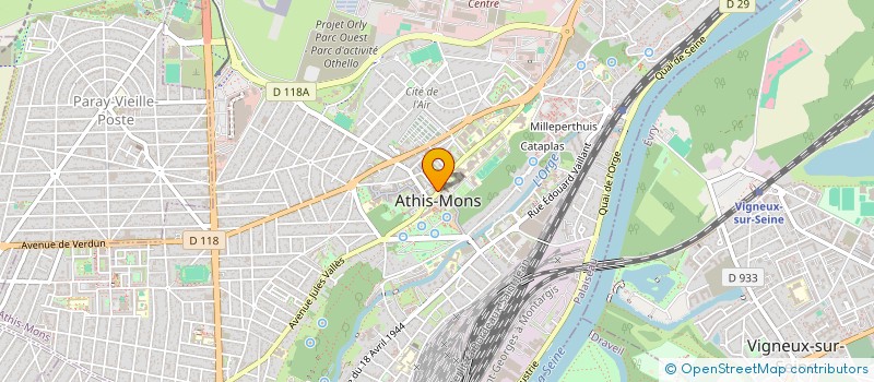 localisation de l'entreprise ASS FREDERIC OZANAN à ATHIS-MONS