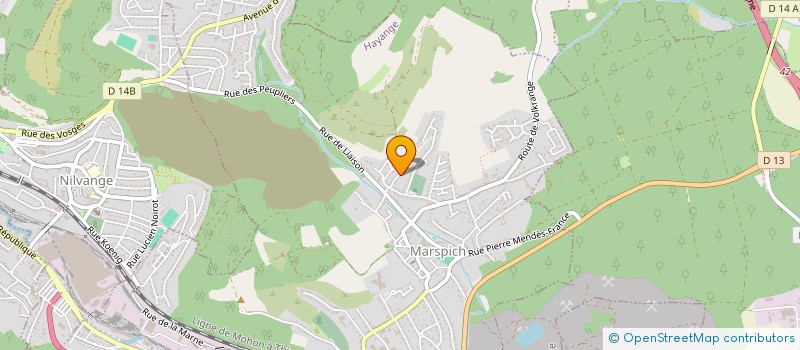 localisation de l'entreprise ASS FREE DANCERS à HAYANGE