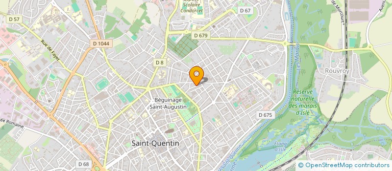 localisation de l'entreprise ASS FREEDANCE à SAINT-QUENTIN