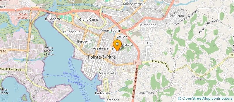 localisation de l'entreprise ASS.FREEDOM #1 à LES ABYMES