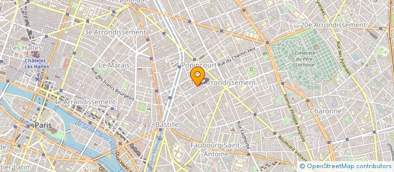 localisation de l'entreprise ASS FRENCH EYE PANELLISTS /MALADIES HEREDITAIRES OCULAIRES CANINES à PARIS