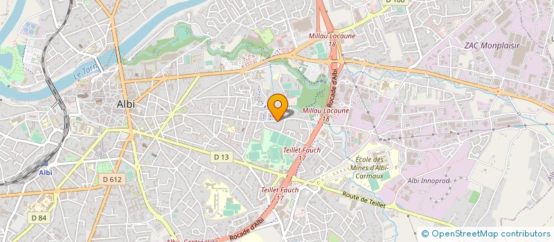 localisation de l'entreprise ASS FRSE STAGE TECHNIQUE ETRANGER IAESTE à ALBI