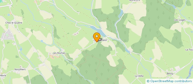 localisation de l'entreprise ASS FULL CONTACT CREUSOTIN  UXEAU