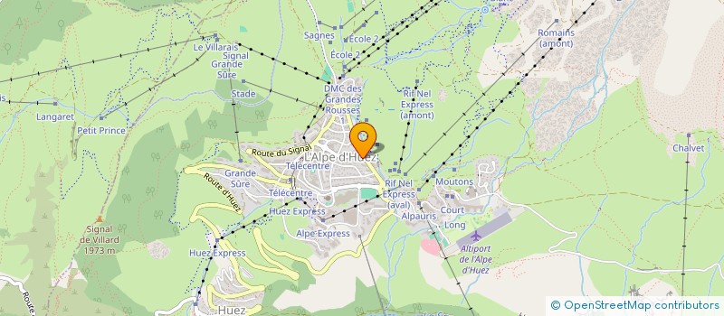 localisation de l'entreprise ASS FUN ALTITUDE  HUEZ