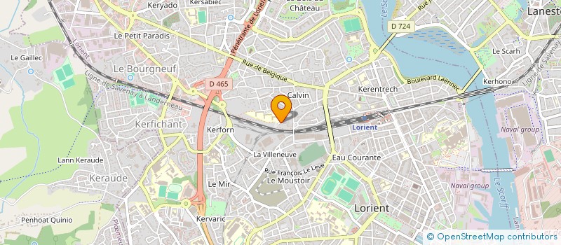 localisation de l'entreprise ASS FUSION ETHNIQUE  LORIENT