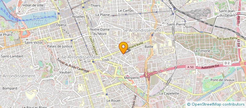 localisation de l'entreprise ASS G E A M B E à MARSEILLE