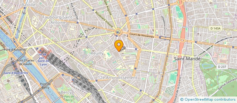 localisation de l'entreprise ASS G E R A A à PARIS