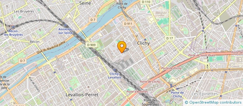 localisation de l'entreprise ASS G P N R I F T à CLICHY