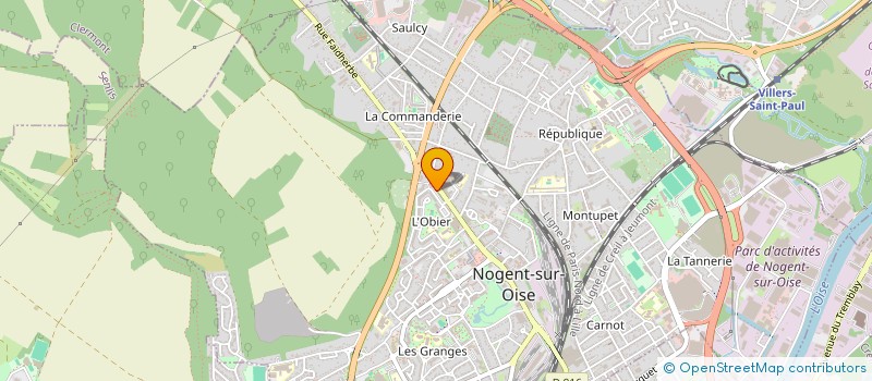 localisation de l'entreprise ASS GAL DES FAMILLES DE NOGENTSUROISE ET DE SES ENVIRONS  NOGENT-SUR-OISE