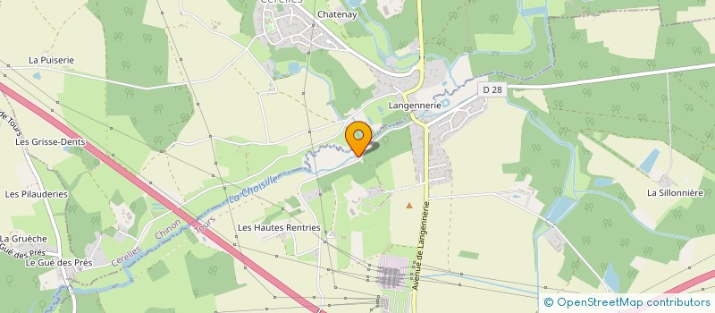 localisation de l'entreprise ASS GALERIE HELENE DE SARGERES  CHANCEAUX-SUR-CHOISILLE