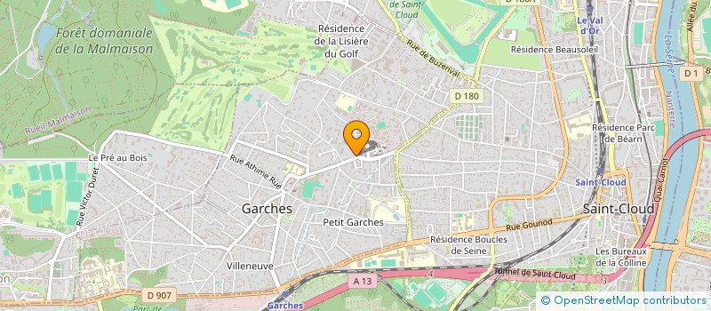 localisation de l'entreprise ASS GARCHOISE BROCANTEURS BENEVOLES à GARCHES