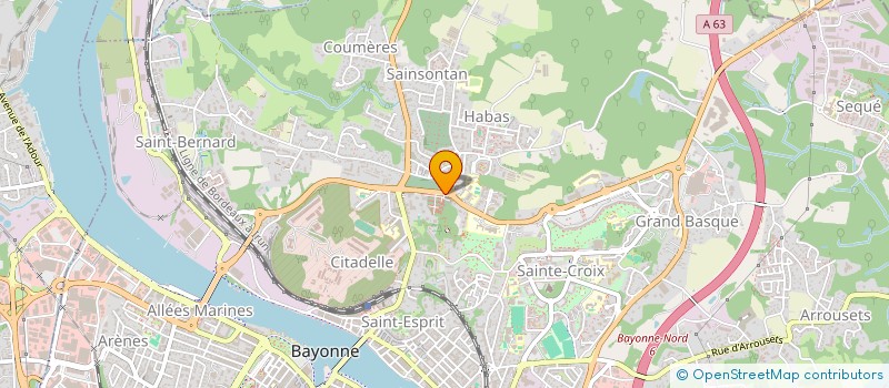 localisation de l'entreprise ASS GARD SCOLAIRE GR A. BRIAND à BAYONNE