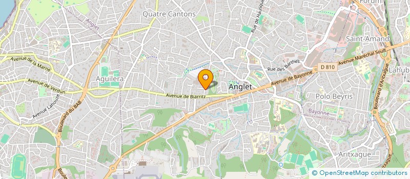 localisation de l'entreprise ASS GARDE A DOMICILE à ANGLET