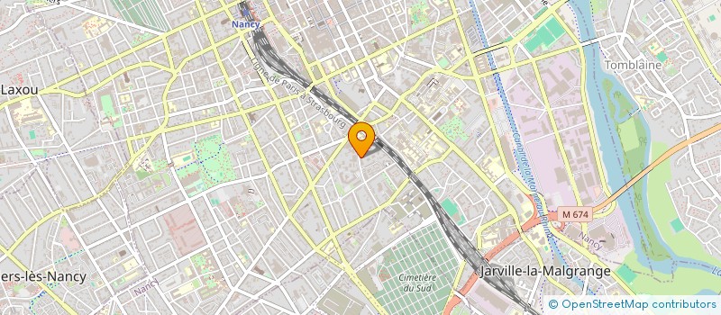 localisation de l'entreprise ASS GARDE AIDE RECONFORT A DOMICILE  NANCY