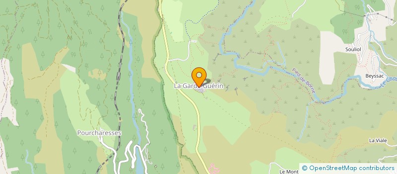 localisation de l'entreprise ASS. GARDE CHERES  PREVENCHERES