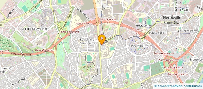 localisation de l'entreprise ASS GARDERIE D ENFANTS  CAEN
