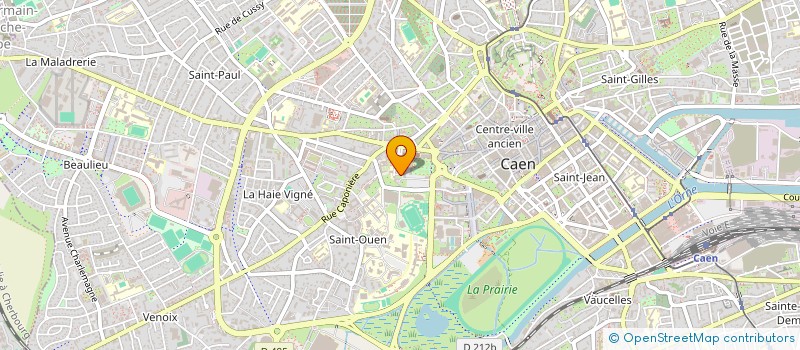 localisation de l'entreprise ASS GARDERIE ECOLE MATERNELLE DUC ROLLON à CAEN