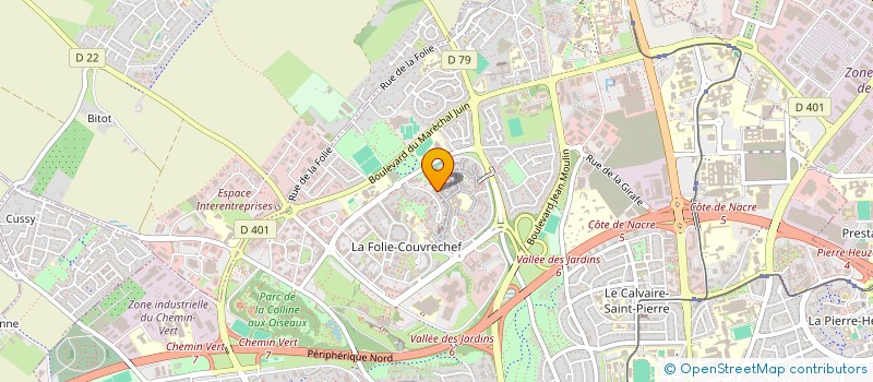 localisation de l'entreprise ASS GARDERIE PERISCOLAI.FOLIE COUVRECHEF à CAEN