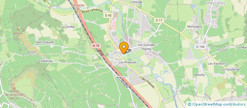 localisation de l'entreprise ASS GARDERIE PERISCOLAIRE à PRISSE