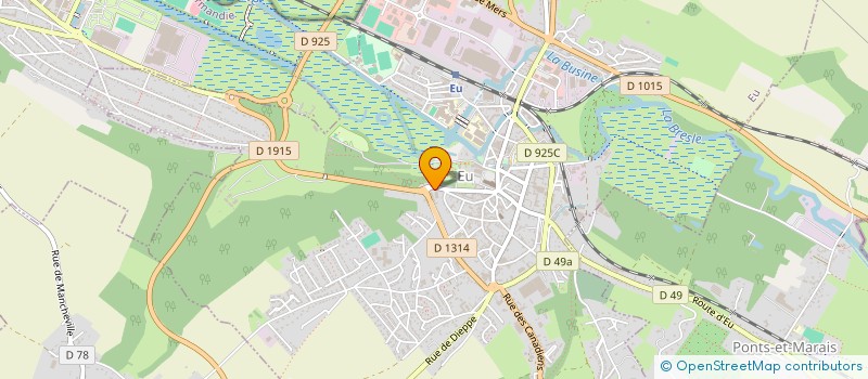 localisation de l'entreprise ASS GARDERIES EUDOISES à EU