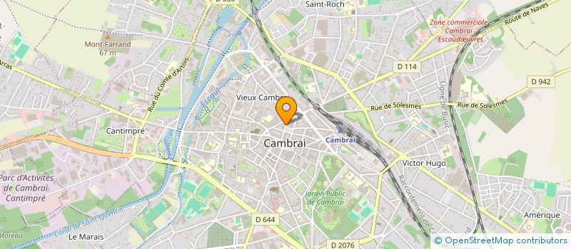 localisation de l'entreprise ASS GARDES MALADES DU CAMBRESIS à CAMBRAI