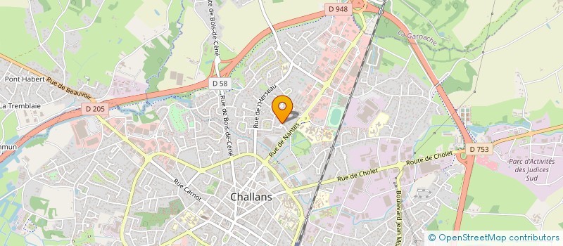 localisation de l'entreprise ASS GASTRO-ENTEROLOGUES VENDEENS à CHALLANS