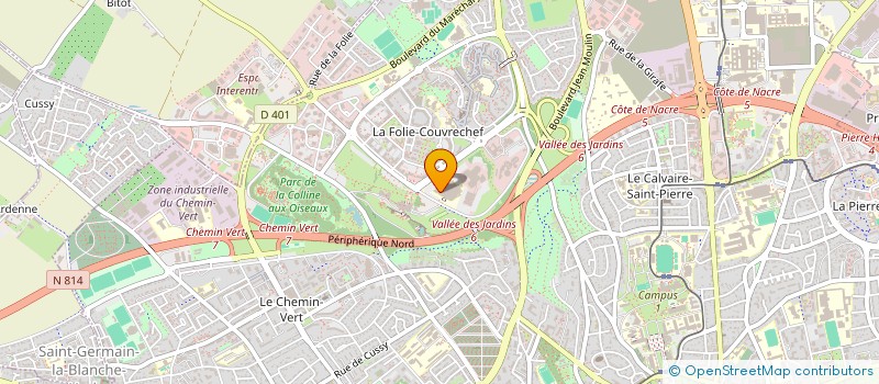 localisation de l'entreprise ASS GASTROCOM  CAEN