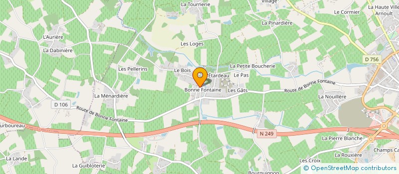 localisation de l'entreprise ASS GAUDRIOLE ET CIE  VALLET