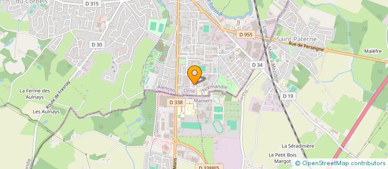 localisation de l'entreprise ASS GAUL ALENC PECH PROTEC MILIEU AQUA à ALENCON