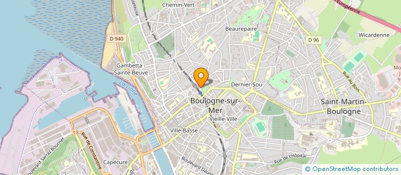 localisation de l'entreprise ASS GDIRECTE à BOULOGNE-SUR-MER