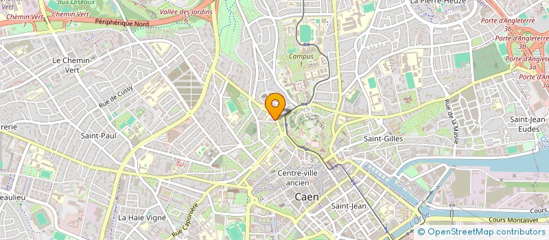 localisation de l'entreprise ASS GEN ETUDIANTS DE CAEN à CAEN