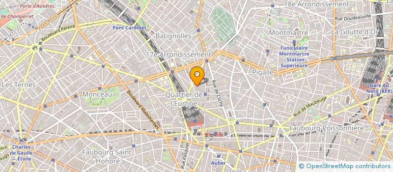 localisation de l'entreprise ASS GEN PREVOYANCE DES CADRES à PARIS
