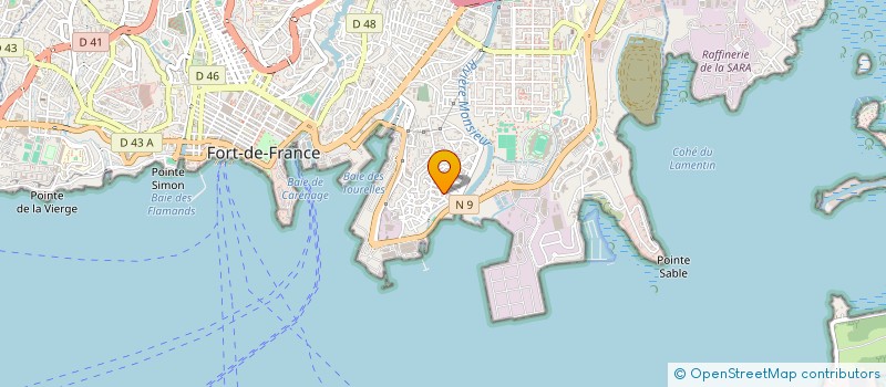 localisation de l'entreprise ASS GENER DAVIDIENS ADVENTISTES 7E JOUR à FORT-DE-FRANCE