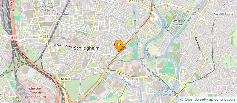 localisation de l'entreprise ASS GENER INTERPROF PREVOYANCE INFORMAT à SCHILTIGHEIM