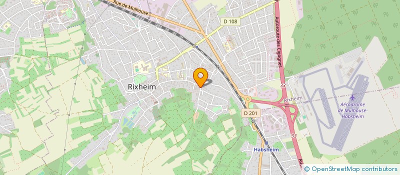 localisation de l'entreprise ASS  GENERALE AUTOMOBILE SPORT  RIXHEIM