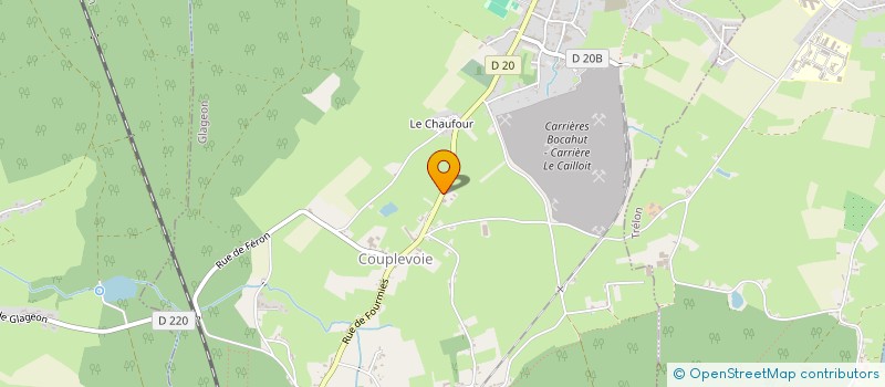 localisation de l'entreprise ASS GENERALE DES FAMILLES  GLAGEON