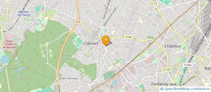 localisation de l'entreprise ASS GENERALE DES FAMILLLES à CLAMART