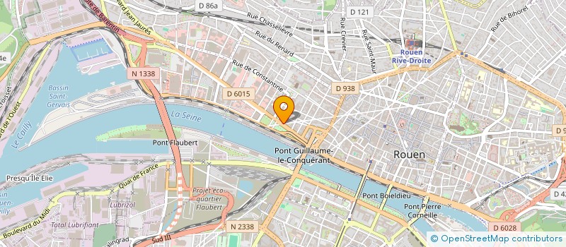 localisation de l'entreprise ASS GENERALE DES PRODUCTEUR DE LIN à ROUEN