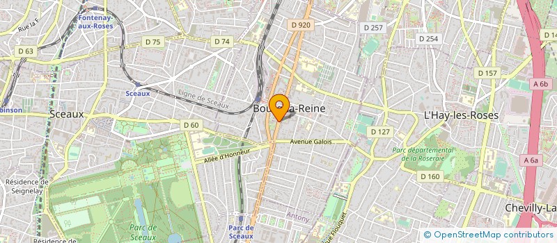 localisation de l'entreprise ASS GENERALE FAMILLES BOURG LA REINE à BOURG-LA-REINE