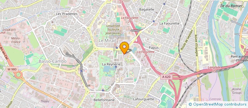 localisation de l'entreprise ASS GENERATIONS REUNIES QUART REYNERIE  TOULOUSE