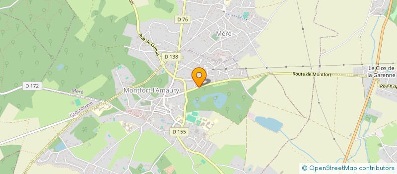 localisation de l'entreprise ASS  GENESIS FRENCH FAN CLUB  MONTFORT-L'AMAURY