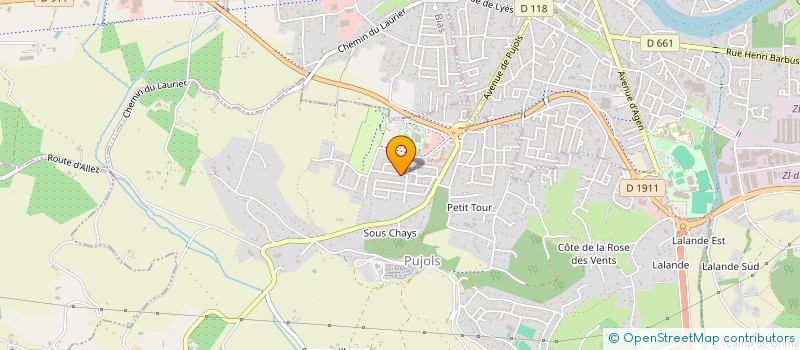 localisation de l'entreprise ASS GENS NORD RESIDANT EN LOT GARONNE  VILLENEUVE-SUR-LOT