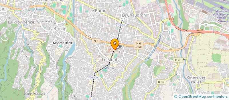 localisation de l'entreprise ASS GEO AUSTRALE NATURE TROPIQ ENVIRONNE à SAINT-DENIS