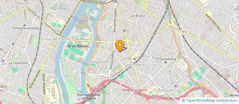 localisation de l'entreprise ASS.GEOGRAPHIQUE LOISIRS ART EVASION  TOULOUSE