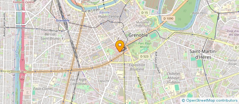 localisation de l'entreprise ASS  GEOIDE  GRENOBLE