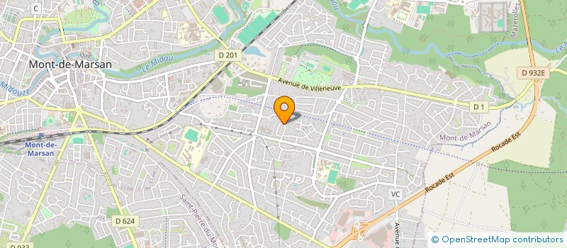 localisation de l'entreprise ASS GERONTO POUR L INNOV DANS LES LANDES à MONT-DE-MARSAN