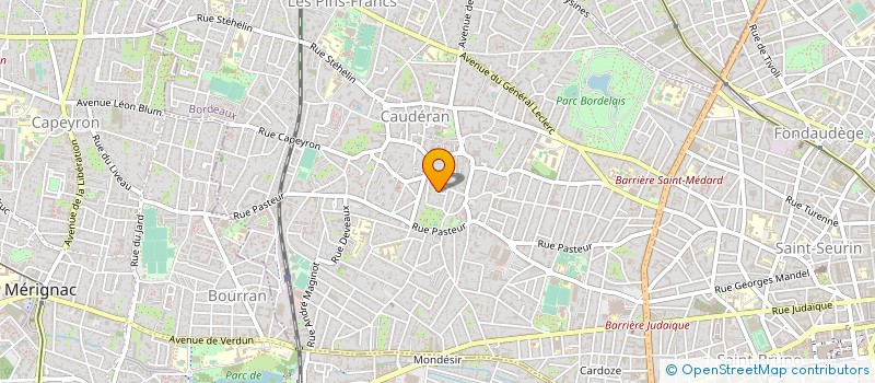 localisation de l'entreprise ASS GERONTOLOGIE CONSEIL à BORDEAUX