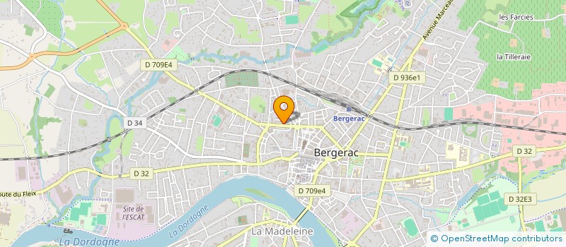 localisation de l'entreprise ASS GERONTOLOGIQUE BERGERACOIS:LE CARRE à BERGERAC