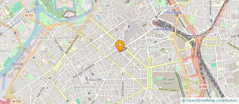 localisation de l'entreprise ASS GESICA à LILLE