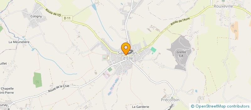 localisation de l'entreprise ASS GEST ACTIV SOCIALES ET ANIMATION  SAINT-JEAN-D'ELLE